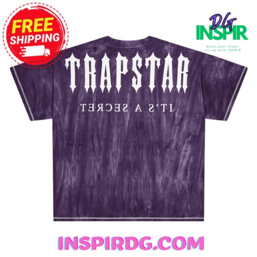 TRAPSTAR X COUGH SYRUP IRONGATE WASHED T-SHIRT