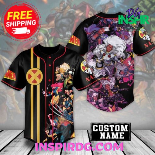 The X-Men Storm Custom Baseball Jersey
