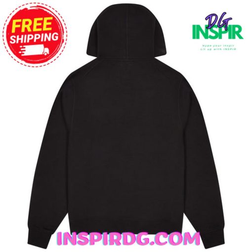 TRAPSTAR X AVIREX HOODIE  BLACK