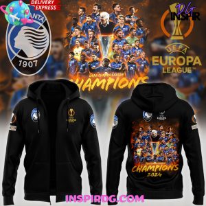 Atalanta BC UEFA Europa League Champions 2024 Hoodie TShirt Polo