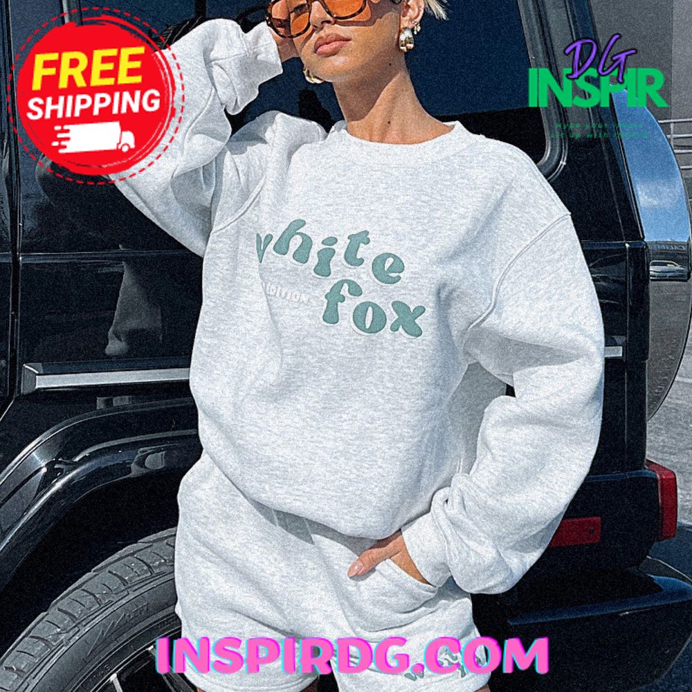 White fox crewneck sale