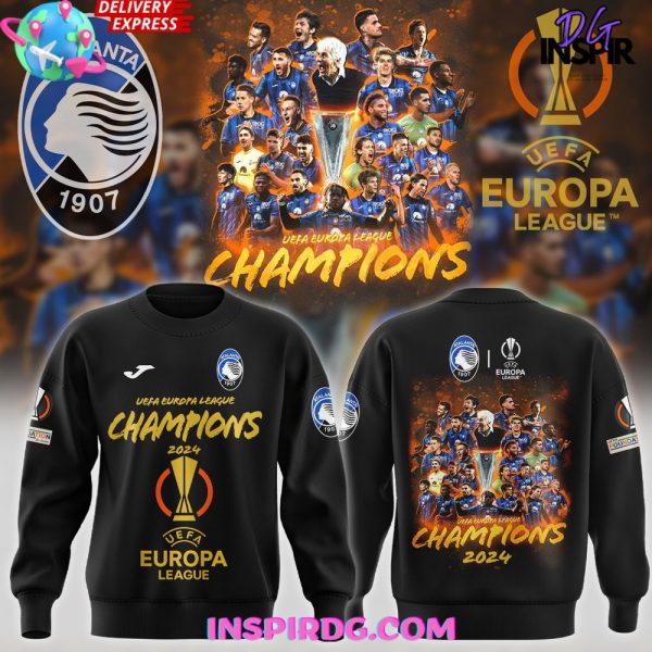 Atalanta BC UEFA Europa League Champions 2024 Collection Hoodie T-Shirt Polo Sweatshirt