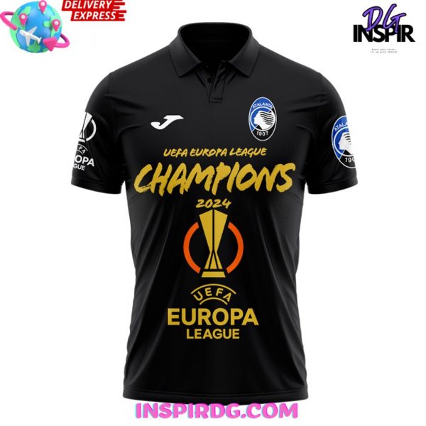 Atalanta BC UEFA Europa League Champions 2024 Collection Hoodie T-Shirt Polo Sweatshirt