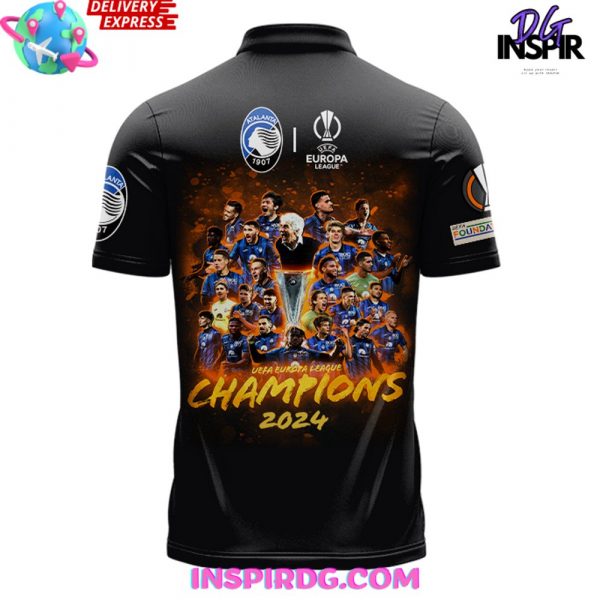 Atalanta BC UEFA Europa League Champions 2024 Collection Hoodie T-Shirt Polo Sweatshirt