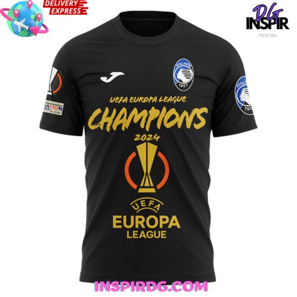 Atalanta BC UEFA Europa League Champions 2024 Collection Hoodie T-Shirt Polo Sweatshirt