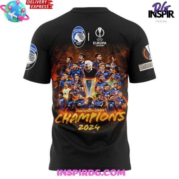 Atalanta BC UEFA Europa League Champions 2024 Collection Hoodie T-Shirt Polo Sweatshirt