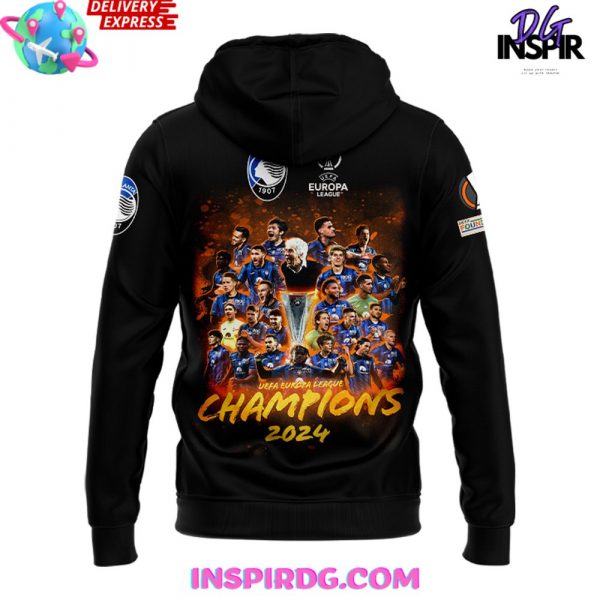 Atalanta BC UEFA Europa League Champions 2024 Collection Hoodie T-Shirt Polo Sweatshirt