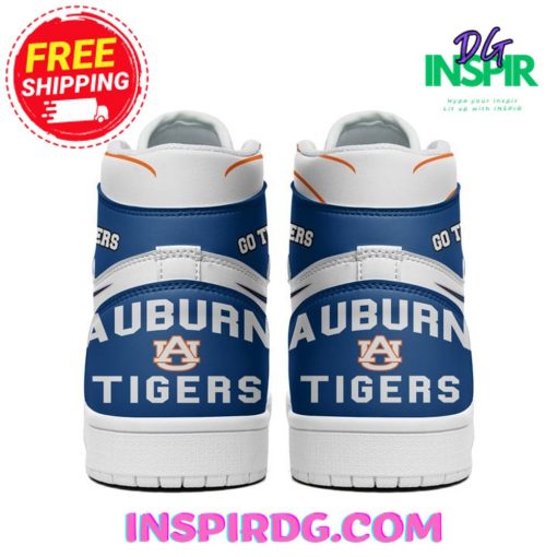 The Auburn Tiger War Eagle Blue Air Jordan 1 High Top