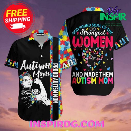 Autism Stronger Mom Trendy Hawaiian Shirt