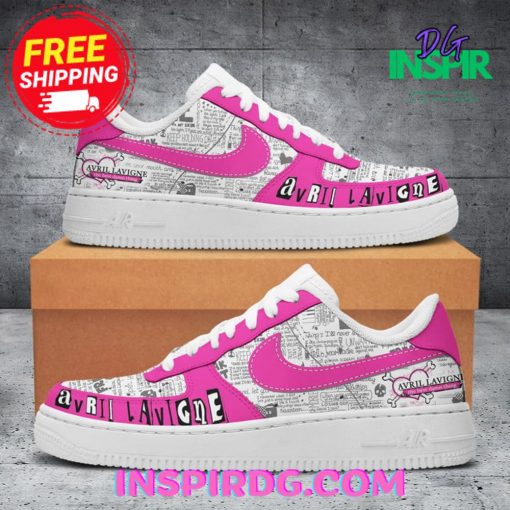 Avril Lavigne Star White Pink Air Force 1
