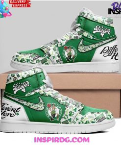 AIR JORDAN 1 Mid Shoes in Celtic Green / 2024 Black / White