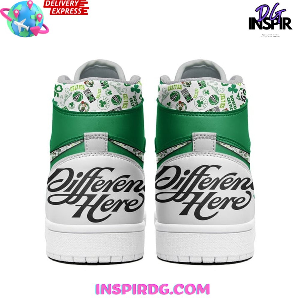 Boston Celtics Different Here Air Jordan 1 InspirDG