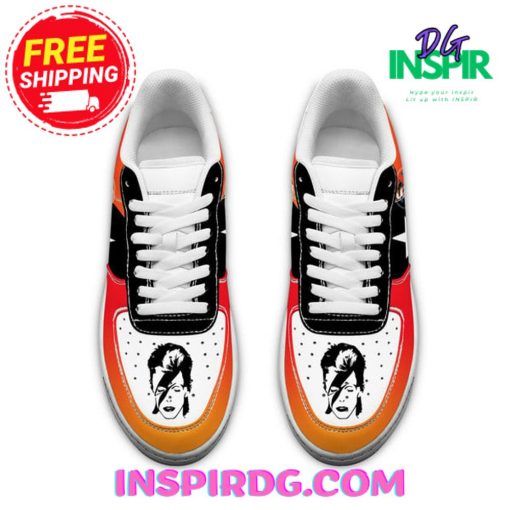 Bowie Star Orange Nike Air Force 1