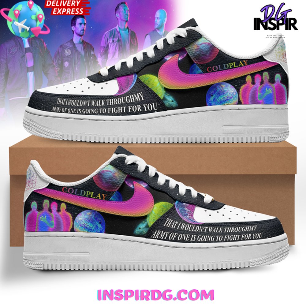 COLDPLAY Army Of One Limited Edition Air Force 1 InspirDG