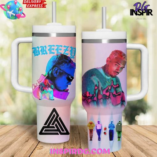 Chris Brown Breezy Stanley Tumbler 40oz
