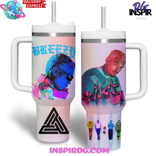 Chris Brown Breezy Stanley Tumbler 40oz