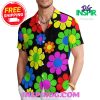 Chrysanthemum Flowers Orange Casual Hawaiin Shirt