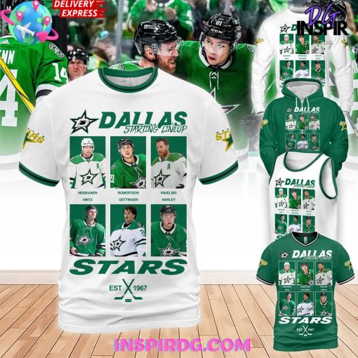 Dallas Stars Staring Line Up Premium Shirt