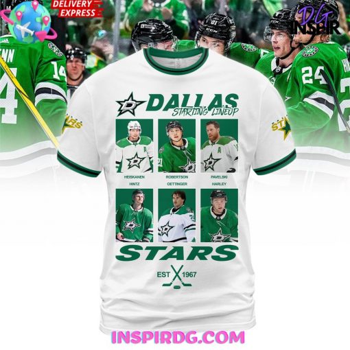 Dallas Stars Staring Line Up Premium Shirt