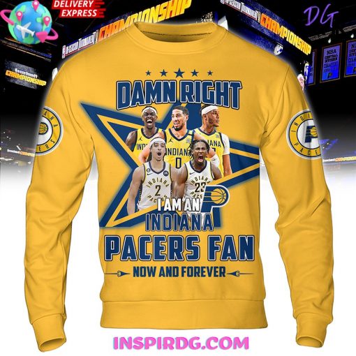 Damn Right Indiana Pacers Fan Forever Premium Shirt