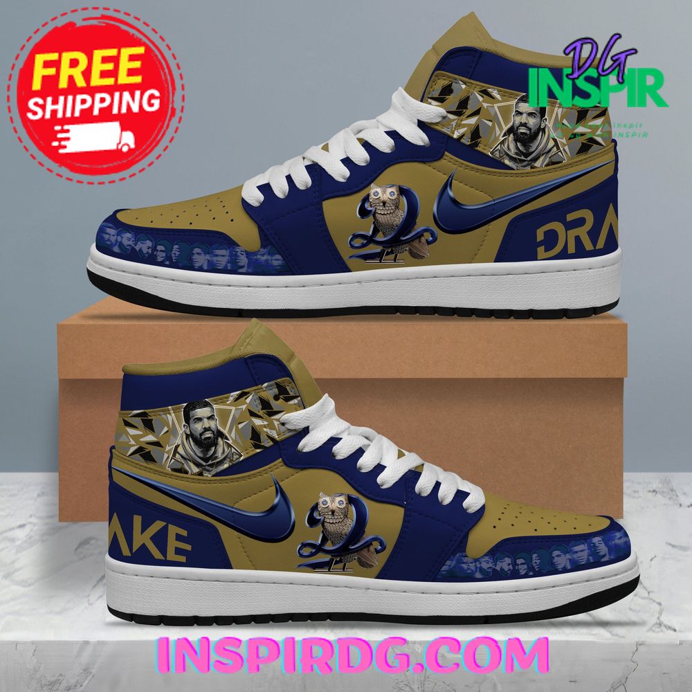 Drake Super Star Air Jordan 1 High Top InspirDG