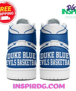 Duke Blue Devils Basketball Go Duke Air Jordan 1 High Top