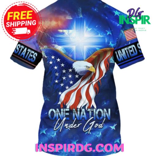 Eagle United States One Nation Under God T-Shirt