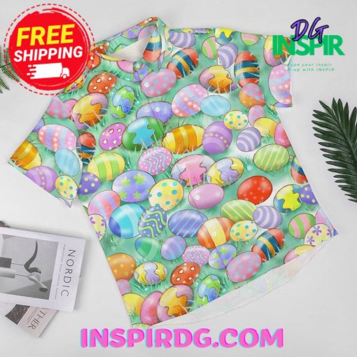 Easter Egg Casual Hawaiin Shirt