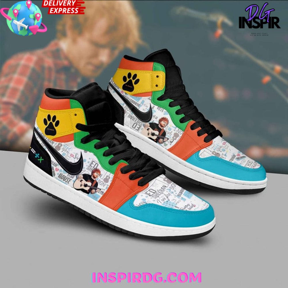 Ed Sheeran x Tour Limited Edition Air Jordan 1 Shoes InspirDG