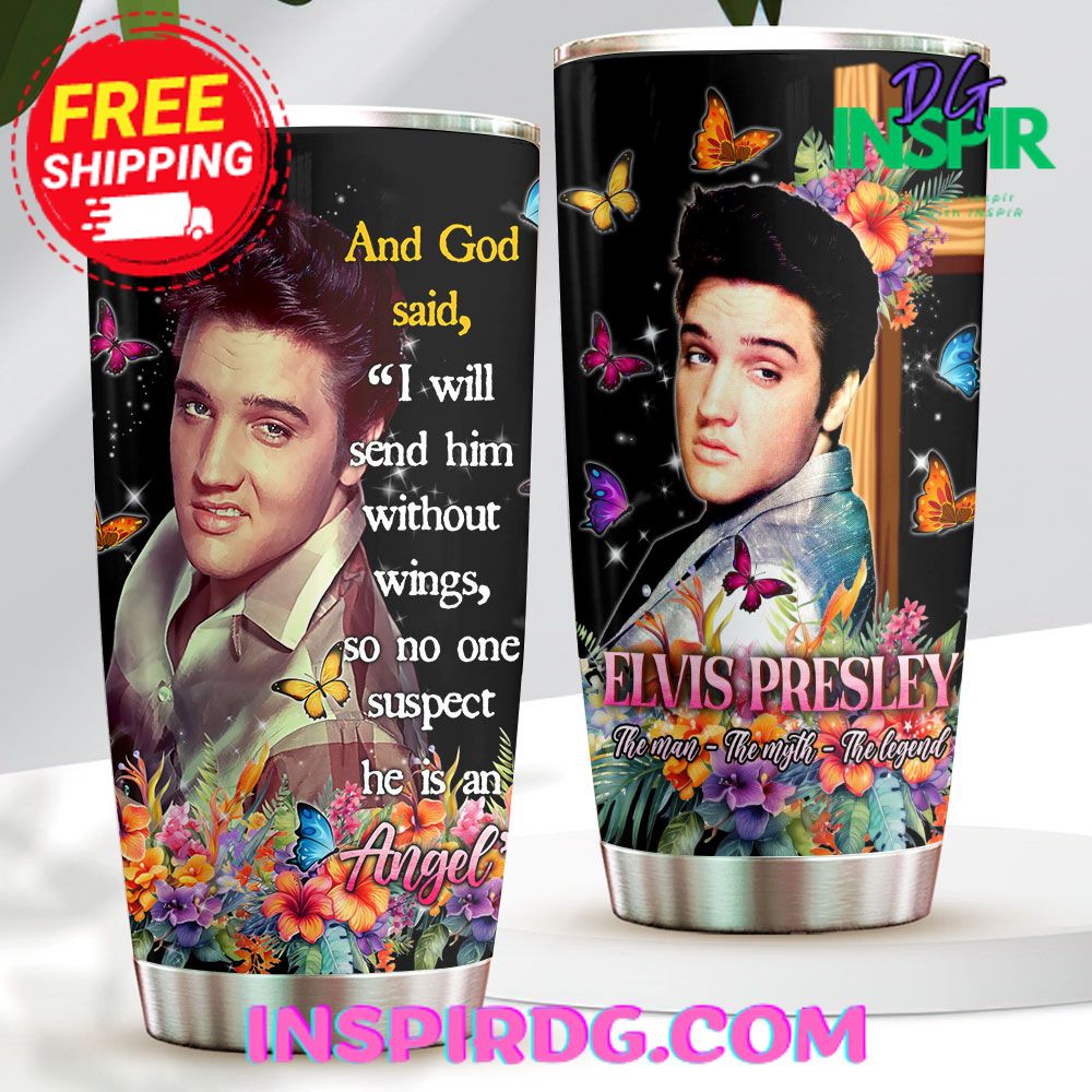 Elvis Presley x Faith Tumbler Cup - InspirDG