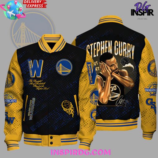 NBA Golden State Warriors Stephen Curry Bomber Jacket