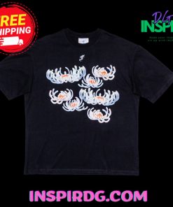 Florania Flowers Black TShirt