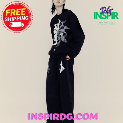 Florania Swan Print Sweatshirt