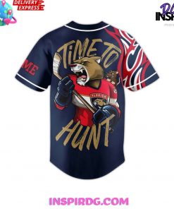 Florida Panthers Ice Hockey Custom Name Baseball Jersey