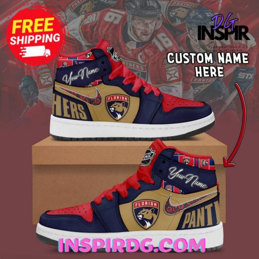 Florida Panthers Personalized Air Jordan 1 High Top