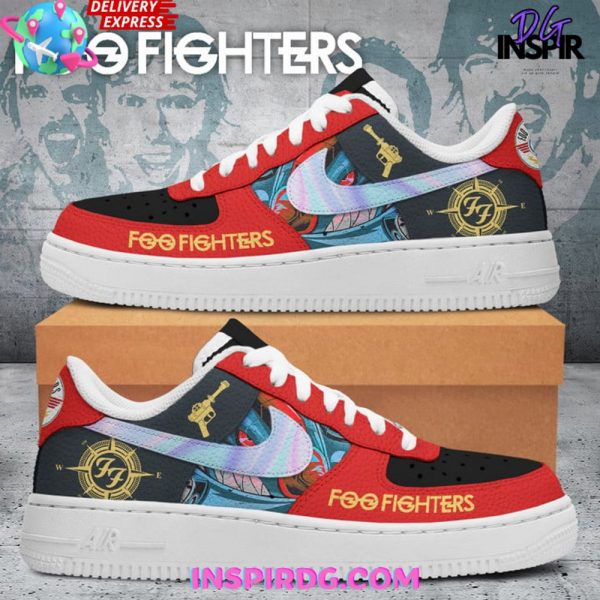 Foo Fighters Limited Edition Air Force 1 Shoes