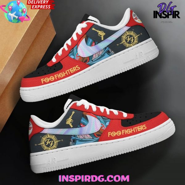 Foo Fighters Limited Edition Air Force 1 Shoes