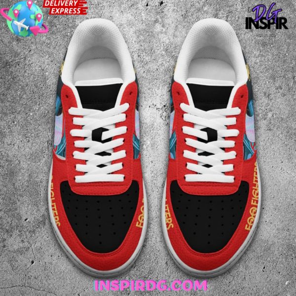 Foo Fighters Limited Edition Air Force 1 Shoes