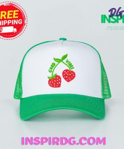 GOOD VIBES TRUCKER HAT GREEN