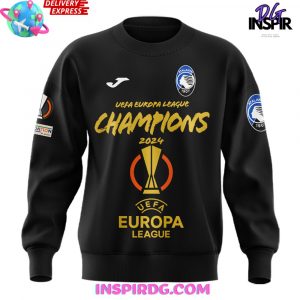 Atalanta BC UEFA Europa League Champions 2024 Hoodie TShirt Polo