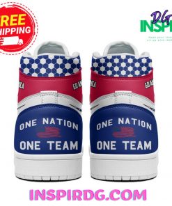 Go American One Nation One Team USA Air Jordan 1 High Top