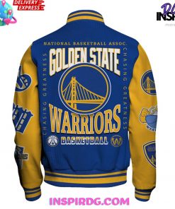 Golden state warriors white and gold jacket best sale