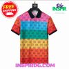 Gucci Limited Edition Dark Blue Logo on Sleeves Polo Shirt
