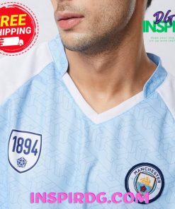 Haaland 9 Blue White Manchester city Oversized TShirt