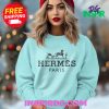 Hermes Paris Blue Basic Sweater