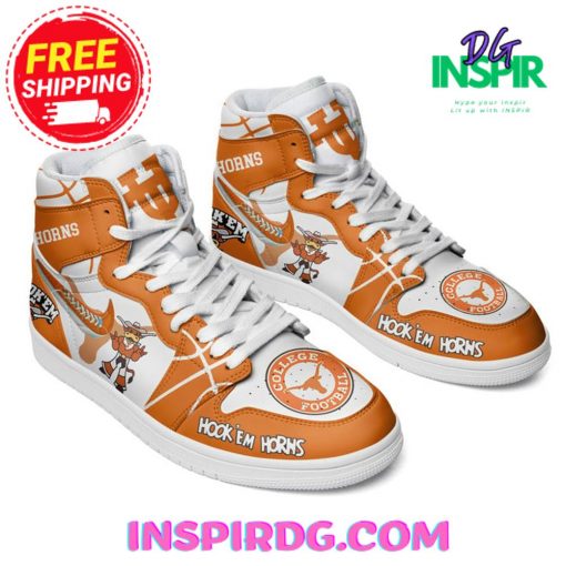 Hookem College Football Air Jordan 1 High Top