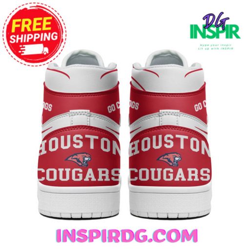 Houston Cougars Go COOGS Air Jordan 1 High Top