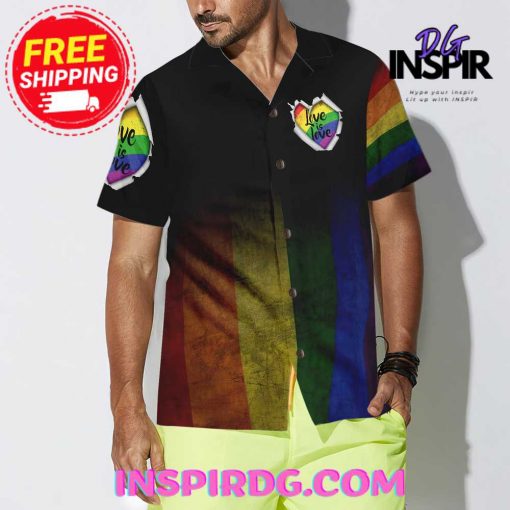 HyperFavor Love Is Love Amazing LGBT Hawaiian Shirt