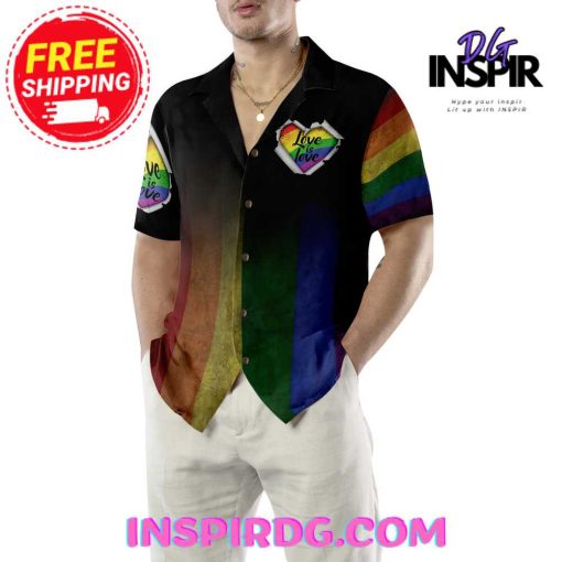 HyperFavor Love Is Love Amazing LGBT Hawaiian Shirt