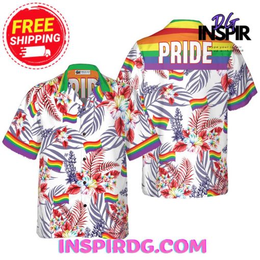 HyperFavor Pride LGBT Bluebonnet Hawaiian Shirt